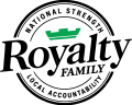 Royalty Family logo "national strength - local accountability"